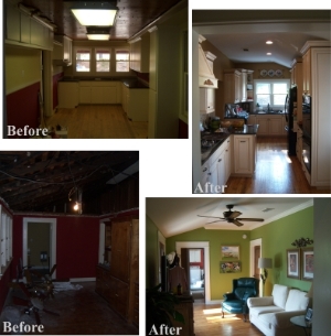 Remodeling Before and After